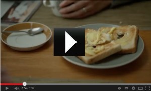 Hard butter: stepdad Steve cops a serve (see below).